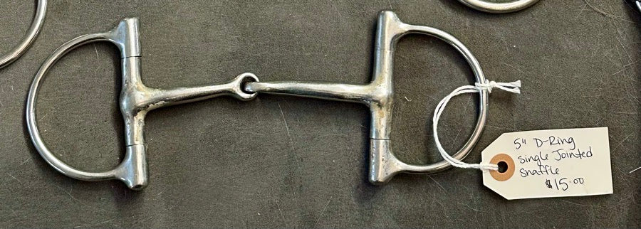 OTHER 5” D-Ring Single Jointed Snaffle