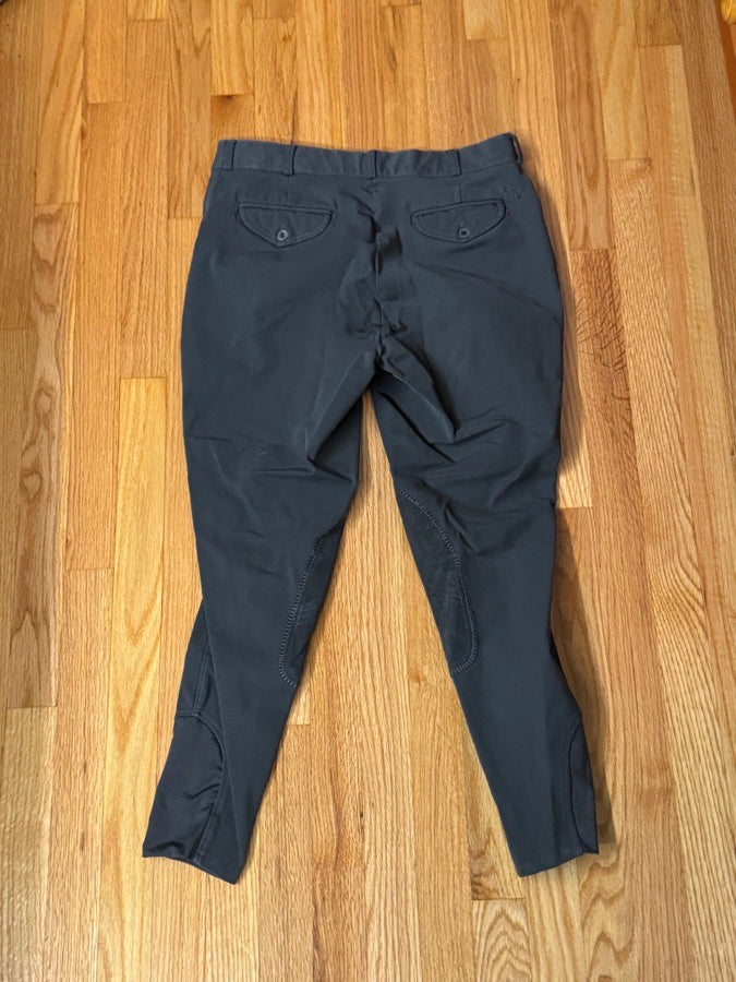 OVATION Men’s Grey Ovation Breeches Size 32 (2)