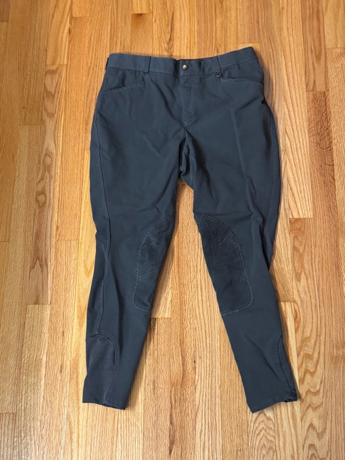 OVATION Men’s Grey Ovation Breeches Size 32