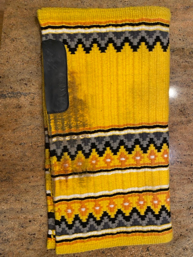 ARIAT Custom Yellow Show Pad (2)