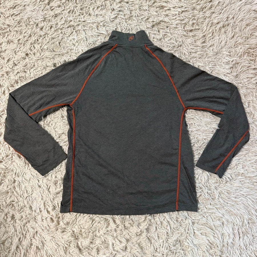 Other Women’s Medium Grey Cloudveil Long Sleeve Athletic Polo Shirt. Good Condition. (4)