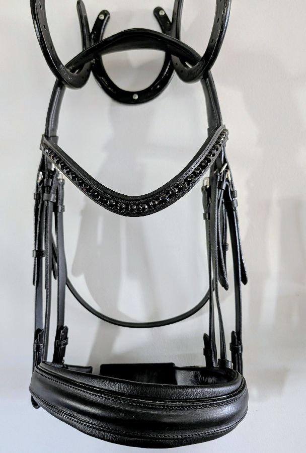 OTTO SCHUMACHER Schumacher "Tokyo" Double Bridle, OS, NWOT (2)