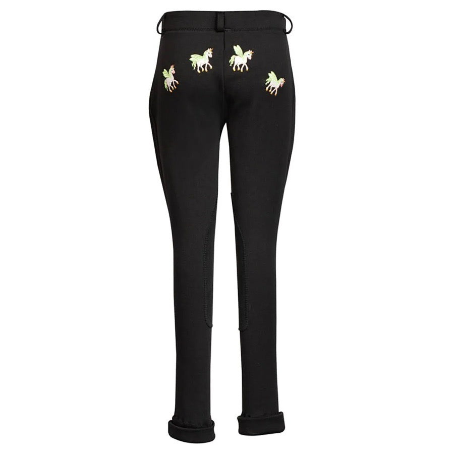 TUFFRIDER tuffrider kids fleece lined unicorn breeches