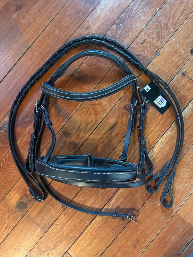 HORZE Pony sized Horze Venice flash bridle