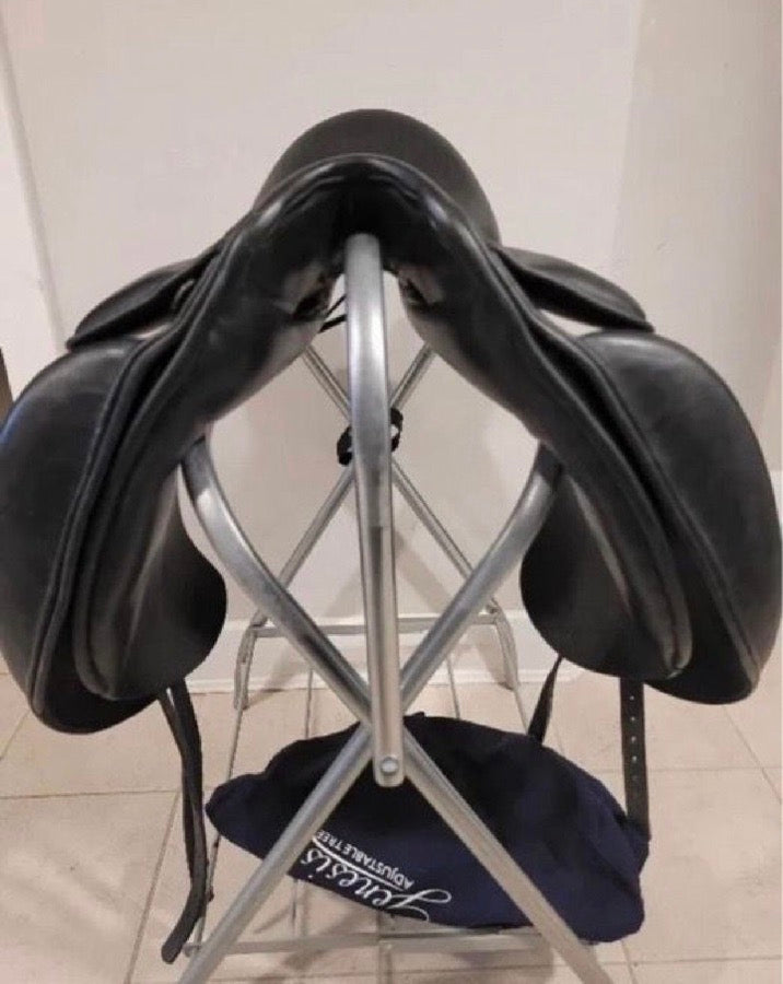PAT PARELLI 17.5 SANTA CRUZ PLATINUM dressage saddle (2)