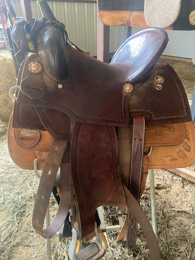 nash saddlery 14in Barrel saddle (2)