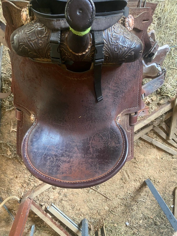 nash saddlery 14in Barrel saddle (3)