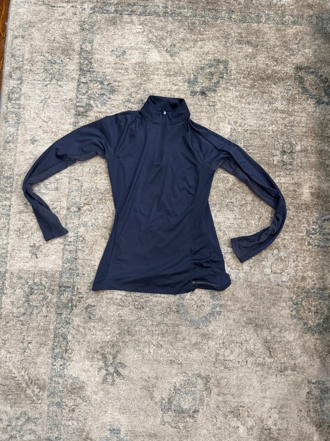 NOBLE EQUINE Kids xs Noble equestrian Navy long sleeve