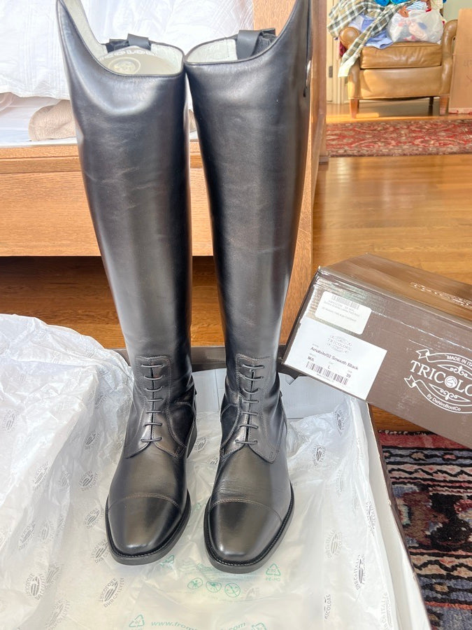 DENIRO DeNiro Amabile Tricolore ladies field boots BNIB 39 MA L