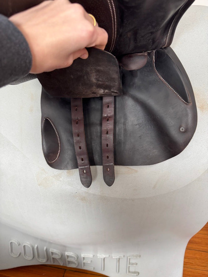 VOLTAIRE 16” Voltaire Palm Beach Saddle - 2024 - 1A - Full Buffalo - MINT (6)