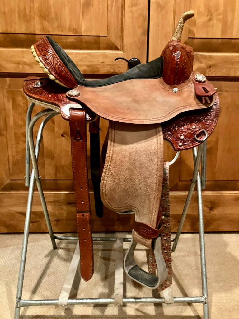 HILASON HILASON Flex Tree Barrel Saddle | 16" | 8" Tree Size (2)