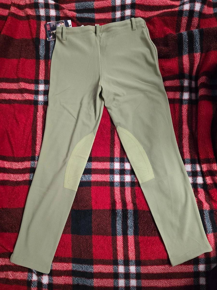 NWT Devon Aire 507 All-Pro Low Rise Pull-On Breeches - XL Khaki Green (5)