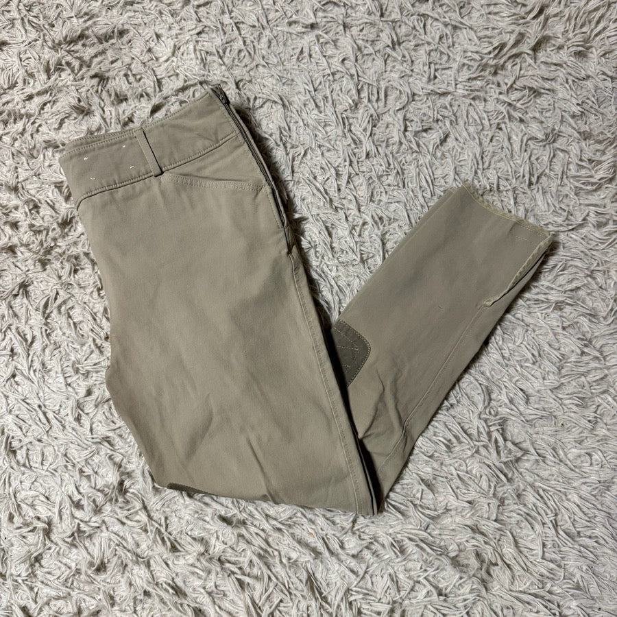 Women’s Size 32 Tan Tailored Sportsman Knee Patch Horseback Riding Breeches