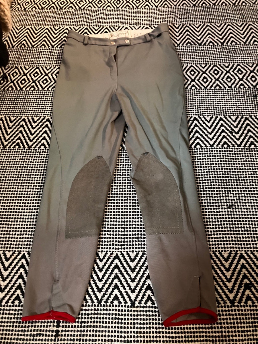 LEGACY BY COUNTRY SADDLERY Women’s size Large grey breeches (2)