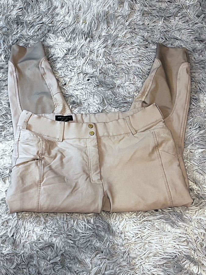 ARIAT Ariat Pro Series Breeches Tan Women’s US Size 34 R (3)