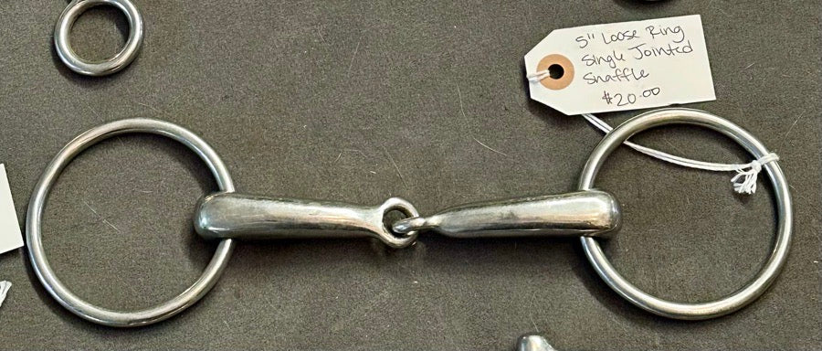 OTHER 5” Loose Ring Single Jointed Snaffle