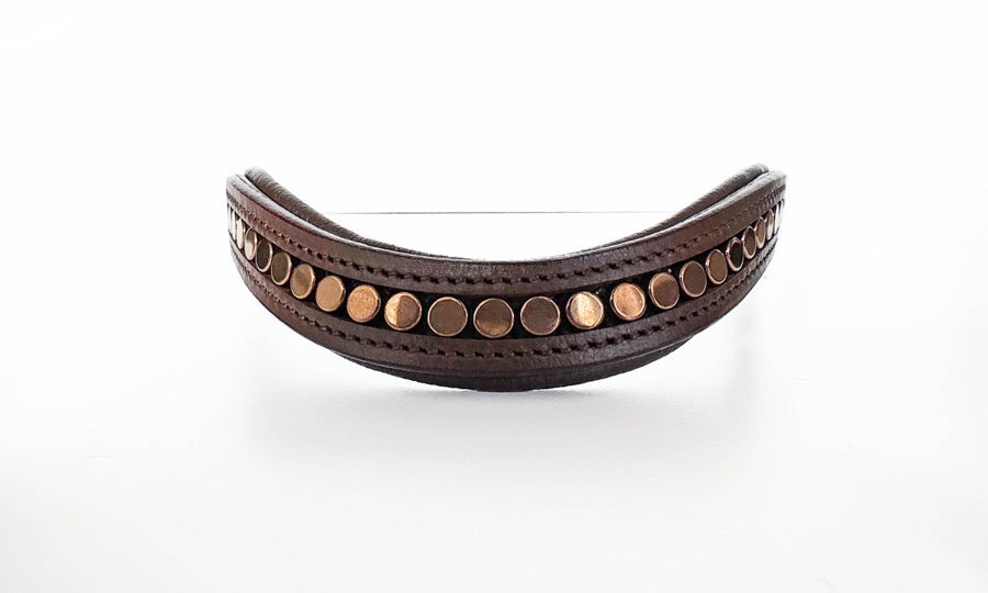 OTHER Copper Beaded Browband (2)